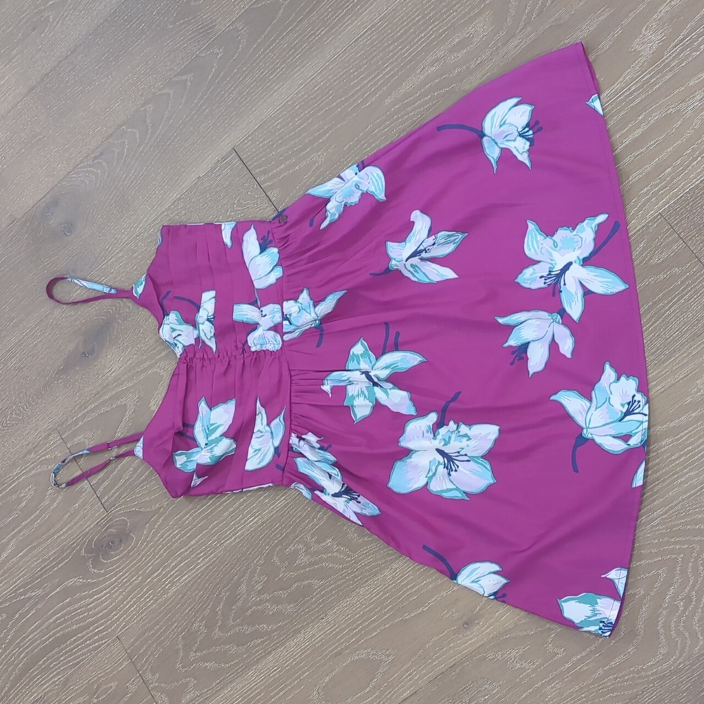 Roxy Pink Floral Mini Dress